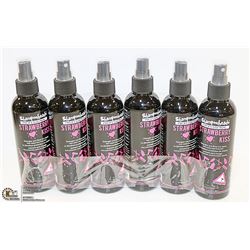 LOT OF 6 SHAMPOOHEADS 200ML STRAWBERRY KISS