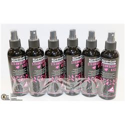 LOT OF 6 SHAMPOOHEADS 200ML STRAWBERRY KISS