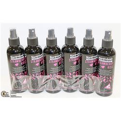 LOT OF 6 SHAMPOOHEADS 200ML STRAWBERRY KISS