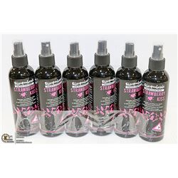 LOT OF 6 SHAMPOOHEADS 200ML STRAWBERRY KISS