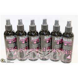 LOT OF 6 SHAMPOOHEADS 200ML STRAWBERRY KISS