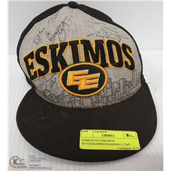 EDMONTON ESKIMOS AUTOGRAPHED BASEBALL CAP