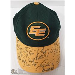 EDMONTON ESKIMOS #53 MULTIPLE AUTOGRAPHS CAP