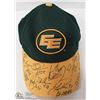 Image 1 : EDMONTON ESKIMOS #53 MULTIPLE AUTOGRAPHS CAP