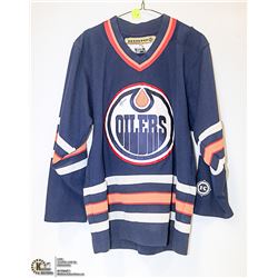 OILERS JERSEY COPPER RED KOHO ADULT SIZE SMALL