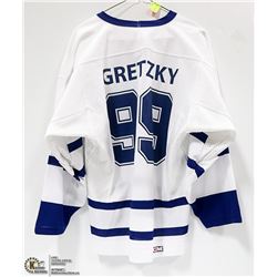 GRETZKY FORD JERSEY ADULT SMALL BLUE AND WHITE