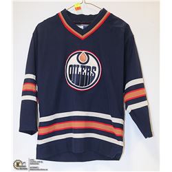 OILERS JERSEY SIZE YOUTH LARGE XLARGE COPPER RED