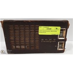 SONY JAPAN RADIO TR84 SUPER SENSITIVITY