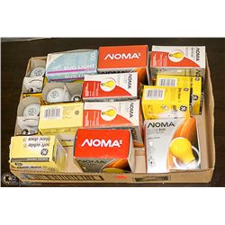 BOX OF ASSORTED LIGHTBULBS