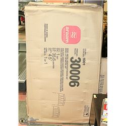 NEW METAL QUEEN SIZE HEAD / FOOT BOARD IN METALIC