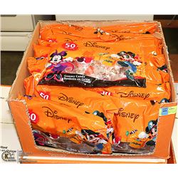 CASE OF 24 BAGS OF 50 PIECES DISNEY GUMMY CANDY