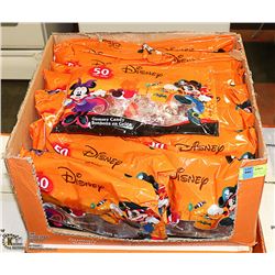 CASE OF 24 BAGS OF 50 PIECES DISNEY GUMMY CANDY
