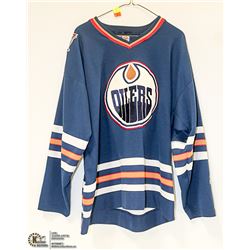 OILERS JERSEY COPPER RED ADULT SIZE LARGE