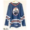 Image 1 : OILERS JERSEY COPPER RED ADULT SIZE LARGE