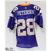 Image 1 : NFL VIKINGS JERSEY  #28 PETERSON SIZE 50