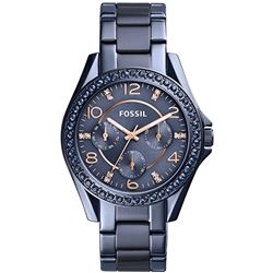 NEW FOSSIL MULTIFUNCTION BLUE COLOR MSRP $239