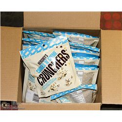 CASE WITH 12 170G BAGS OF HERSHEYS COOKIES & CREME