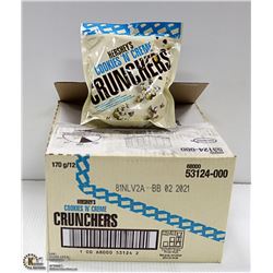 CASE WITH 12 170G BAGS OF HERSHEYS COOKIES & CREME