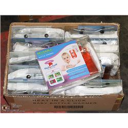 CASE OF NEW REUSABLE BABY BOTTLE WARMERS.
