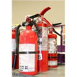 LOT OF 3 5LBS CHARGED FIRE EXTINGUISHER