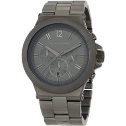 NEW MICHAEL KORS TRIPLE CHRONO ION PLATED MSRP$350