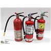 Image 1 : LOT OF 3 5LBS CHARGED FIRE EXTINGUISHER