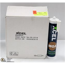 XCEL MGA:GREY MASONARY GRAB ADHESIVE 12 TUBES PER
