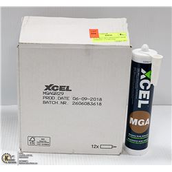 XCEL MGA:GREY MASONARY GRAB ADHESIVE 12 TUBES PER