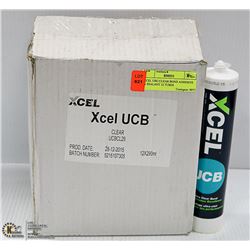 XCEL UBC:CLEAR BOND ADHESIVE & SEALANT 12 TUBES