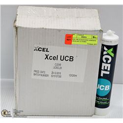 XCEL UBC CLEAR BOND ADHESIVE & SEALANT 12 TUBES