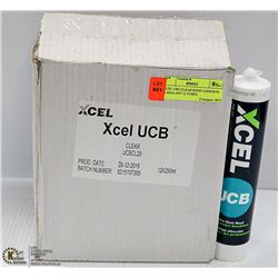 XCEL UBC CLEAR BOND ADHESIVE & SEALANT 12 TUBES