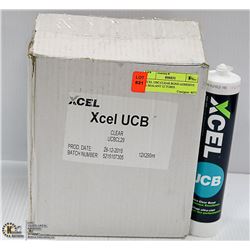 XCEL UBC CLEAR BOND ADHESIVE & SEALANT 12 TUBES