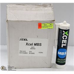 XCEL MBS:WHITE MARINE BOND & SEAL 12 TUBES PER BOX