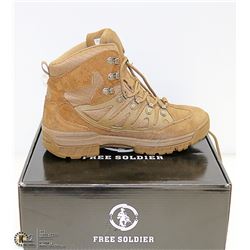 FREE SOLDIER BOOTH SZ 8.5, RUBBER OUTSOLE,