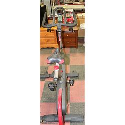 LIFE FITNESS LIFE CYCLE GS SPIN BIKE, MODEL #LCGX