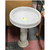Image 1 : CONCRETE BIRD BATH 16"X23" TALL