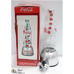 COCA COLA COKE BOTTLE BUBBLER UNUSED