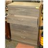 Image 1 : GREY 5 DRAWER TALLBOY DRESSER, 31 X 16 X 45