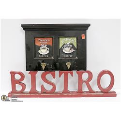 LOT OF 2 ASSORTED SIGNS