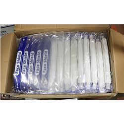 CASE OF 140 DIRECT SPLASH PROTECTION FACE SHIELDS