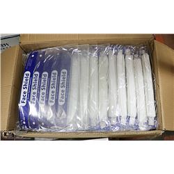 CASE OF 140 DIRECT SPLASH PROTECTION FACE SHIELDS