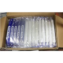 CASE OF 140 DIRECT SPLASH PROTECTION FACE SHIELDS