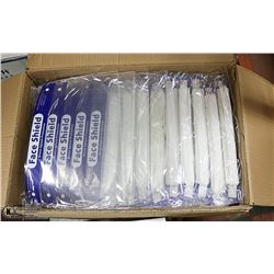 CASE OF 140 DIRECT SPLASH PROTECTION FACE SHIELDS