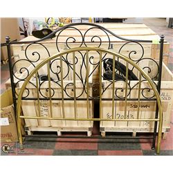 UNCLAIMED BRASS AND METAL HEADBOARDS