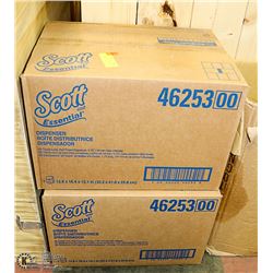 UNCLAIMED 2 SCOTT ESSENTIAL TOWEL ROLL DISPENSER