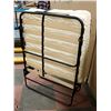 Image 1 : UNCLAIMED FOLDING COT WITH MATTRESS