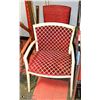 Image 1 : LOT OF 2 ASSORTED RED CHAIRS