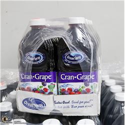 CASE WITH 8 1.89L OF OCEAN SPRAY CRAN-GRAPE