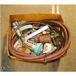 BOX OF AIR TOOLS