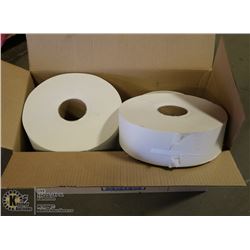 CASE OF GP 2-PLY WHITE JUMBO BATH TISSUE ROLLS(6)